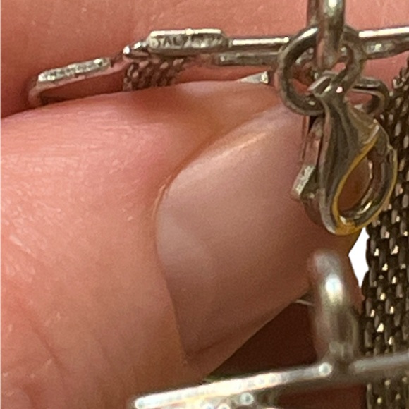 Italian Sterling Filigree Wire Bracelet - Picture 3 of 3